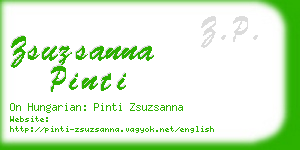 zsuzsanna pinti business card